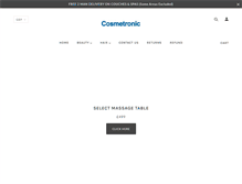 Tablet Screenshot of cosmetronic.com
